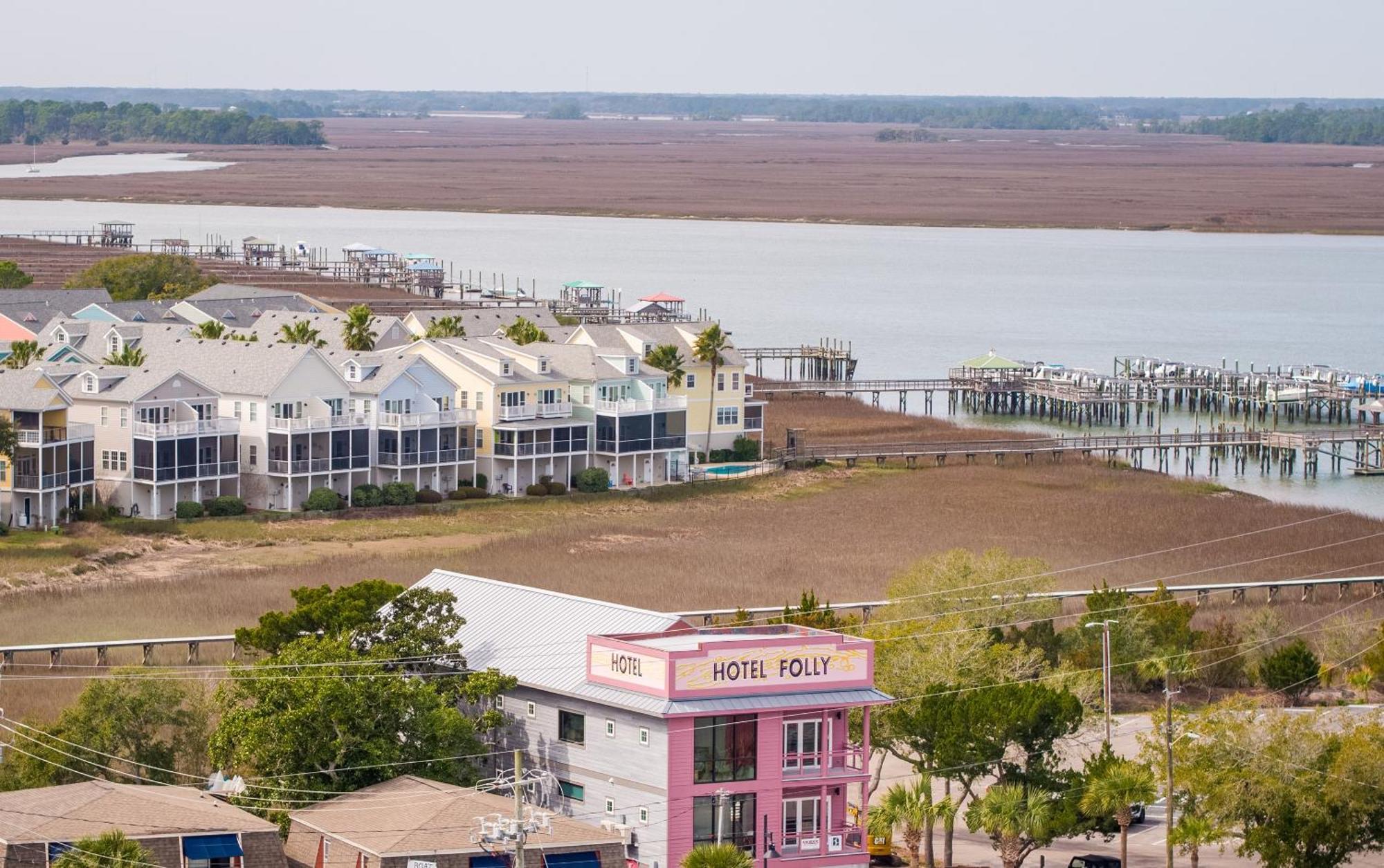 Hotel Folly With Marsh And Sunset Views Folly Beach Exterior foto